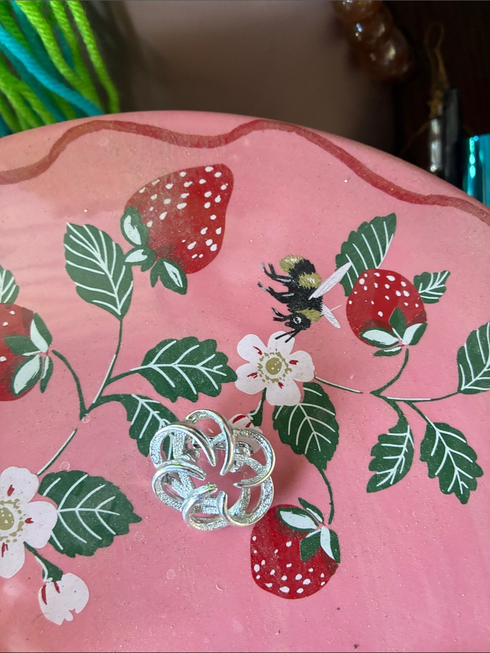 Silver brooch